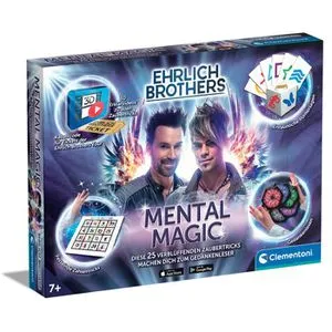 Clementoni Ehrlich Brothers Mental Magic - Zauberkasten für Kinder ab 7 Jahren, inkl. 3D Anleitung und Rabattcode für Ehrlich Brothers Tour