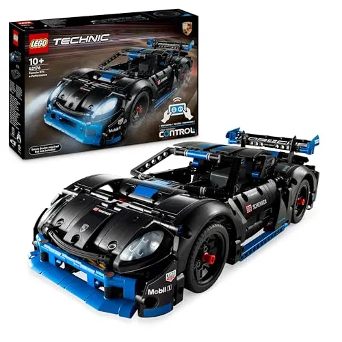 Technic Porsche GT4 e-Performance Rennwagen 42176 - Hochwertiges Konstruktionsspielzeug für Technik- und Porsche-Fans, fördert motorische Fähigkeiten und kreatives Denken