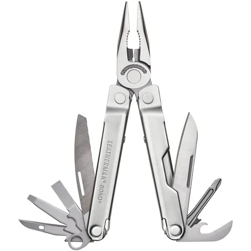 LEATHERMAN Multitool BOND TM mit 14 Werkzeugen - Messer & Multi-Tools – Vielseitiges Multitool mit 14 Funktionen, perfekt für Outdoor-Abenteuer und den Alltag.