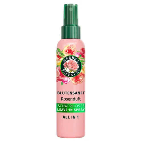 Herbal Essences Rose Leave-in Spray - HAIRCARE - Schwereloses All In 1 Leave-In Spray mit Rosenduft, entwirrt, nährt, reduziert Frizz und schützt vor Hitze für strahlenden Glanz.