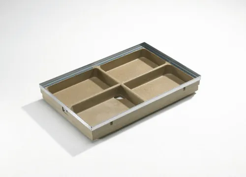 ACO Bodenwanne 60 x 40 mit Stahlzarge - Kanteneinfassung aus Polymerbeton mit Stahlzarge, frostbeständig und wartungsfrei – ideal für langlebige Lösungen im Außenbereich.