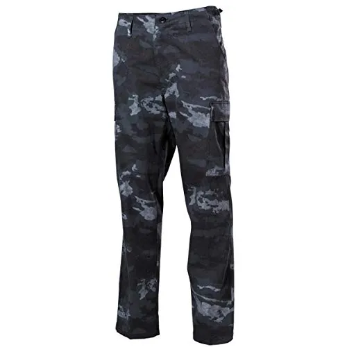 MFH Herren US BDU Kampfhose HDT Camo LE Größe 3XL - Wanderhosen aus strapazierfähigem Material mit verstellbarem Saum, ideal für Outdoor-Aktivitäten und militärischen Einsatz.