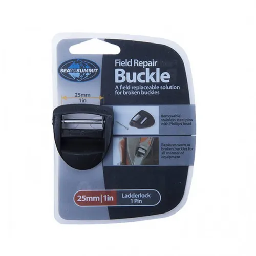 Sea to Summit Field Repair Buckle 25 mm - Schnalle schwarz - Praktische Ersatz-Schnalle für Reisen und Trekking - Farbe: Schwarz, Größe: 25 mm. Ideal für schnelle Reparaturen unterwegs! Entdecken Sie weitere Produkte von Sea to Summit.