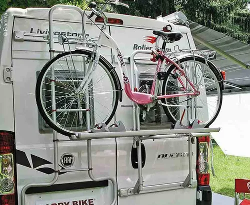 Fiamma Fahrradträger Carry Bike für Fiat Ducato ab 2006 (H2+H3) - Fahrradträger für bis zu 2 Fahrräder, ideal für Reisen mit dem Wohnmobil und einfach zu montieren.