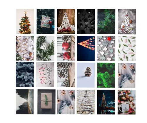 Weihnachtswunder® Weihnachtskarte 48x Weihnachtskarten Geschenkkarten Weihnachten mit Briefumschlägen, inkl. Umschläge, 48 verschiedene Motive