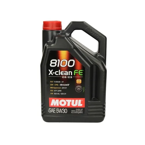 Motoröl MOTUL 8100 X-Clean FE 5W30 5L