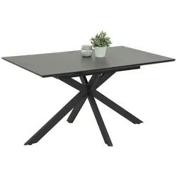 Z2 Esstisch FENJA - Flexibel und elegant - Esstisch FENJA in anthrazit mit Synchronauszug, ideal für kleine Essbereiche und bis zu 180 cm ausziehbar für flexible Nutzung.