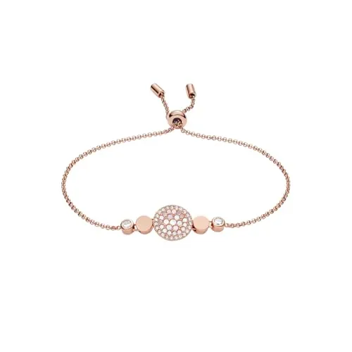 Fossil Armband für Frauen Mop - Elegantes Rose Gold Edelstahlarmband - Armbänder für Damen aus hochwertigem Edelstahl in Roségold mit poliertem Finish. Ideal für jeden Anlass, mit einer minimalen Innenlänge von 165 mm.