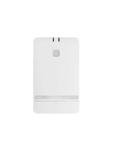 Gigaset-Pro DECT-Basisstation N610 IP Pro - Festnetztelefon für kleine Unternehmen mit VoIP, bis zu 8 gleichzeitige Anrufe und zentralem Firmen-Telefonbuch für 2.000 Kontakte. Erweiterbar mit bis zu 6 Gigaset-Repeatern.