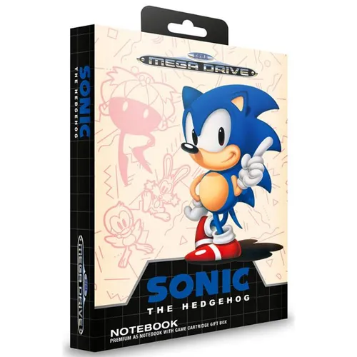 Grupo Erik SONIC - Jeu Vidéo - Notebook Premium - A5 (A5, Kariert, Harter Einband) (GAGE0035)