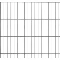 Einstabmattenzaun Anthrazit 75 cm x 200 cm - Gartenzäune - schneller und unkomplizierter Aufbau mit nur 4 Hauptbauteilen, UV- und wetterbeständig für langlebigen Schutz.