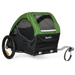 Burley Tail Wagon® Haustier-Fahrradanhänger - Fahrradanhänger für Haustiere mit leichtem Mesh-Fenster für optimale Belüftung und abnehmbarem, waschbarem Boden – ideal für Abenteuer mit Ihrem Vierbeiner.