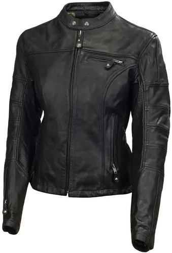 Roland Sands Design Motorrad-Jacke Maven in Schwarz - Stylische Motorradjacke für Damen in Größe M, gefertigt aus robustem Polyester. Perfekt für den Einsatz auf dem Motorrad und sorgt für ein modisches Auftreten.