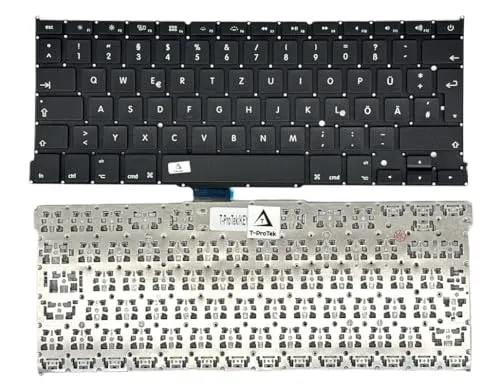 T-ProTek DE - Tastatur ohne Beleuchtung kompatibel für MacBook Pro A1502 Core i7 3.0 13"
