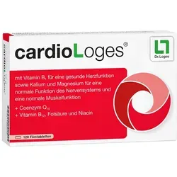 Cardiologes Filmtabletten - Arzneimittel zur Unterstützung der Herzfunktion mit Kalium, Magnesium und wichtigen B-Vitaminen. Ideal für eine gesunde Herz- und Nerventätigkeit.