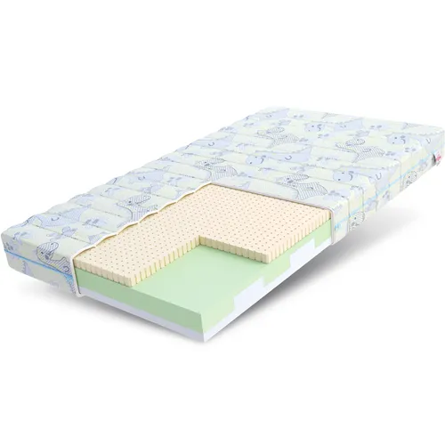 SMILE Kaltschaum Matratze 90x190 cm H3 für Kinder - Matratzen für Kinder, atmungsaktiv und allergikerfreundlich mit abnehmbarem, waschbarem Bezug für optimale Hygiene und Komfort.