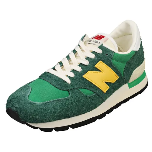 New Balance Herren 990v5 Made in USA Grüne/Gelbe - 40.5 EU