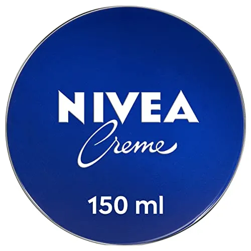 NIVEA Creme für Gesicht, Körper & Hände (1 x 150 ml), Feuchtigkeitscreme mit cremiger Textur, angereichert mit Eucerit, Mehrzweck-Feuchtigkeitspflege für die ganze Familie