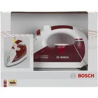 Theo Klein 6254 Bosch Bügeleisen - Hochwertiges Kinderbügeleisen mit Wassersprühfunktion, fördert kreatives Spielen und ist ideal für Kinder ab 3 Jahren.