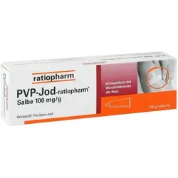 Pvp Jod ratiopharm Salbe - Arzneimittel zur antiseptischen Behandlung geschädigter Haut, ideal bei Wunden und Verbrennungen, mit bewährtem Wirkstoff Povidon-Iod für schnelle Heilung.