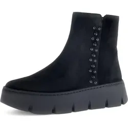 Gabor Damen Plateaustiefeletten - Wanderschuhe mit Best Fitting, aus hochwertigem Rauleder für optimalen Tragekomfort und eine flache 5 cm Absatzhöhe, ideal für Übergangszeiten.