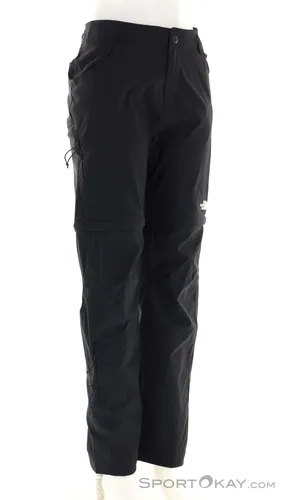 The North Face - Women's Exploration Convertible Pants - Trekkinghose Schwarz Gr. 6 - Wasserabweisende Trekkinghose mit praktischer Zip-Off-Funktion. Ideal für Bergsteigen und Wandern. Flexibles Material für maximalen Komfort in der Natur.