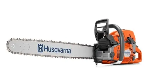 Husqvarna 572 XP Benzin Motorsäge 45 cm - Kettensäge mit 4,3 kW Leistung und 70,6 cm³ Motor, ideal für anspruchsvolle Arbeiten im Garten und Forst.
