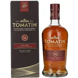 Tomatin Whisky 14 Jahre 46% - 700 ml - Whisky, 14 Jahre gereift mit einem vollmundigen Geschmack und Aromen von Gewürzen und Früchten, perfekt für Genießer.