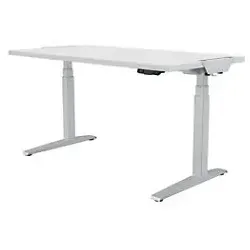 Fellowes Levado Elektrisch Höhenverstellbar Sitz-Stehschreibtisch - Höhenverstellbarer Schreibtisch für flexible Arbeitspositionen, robust und elegant im Design, ideal für modernes Büroambiente.