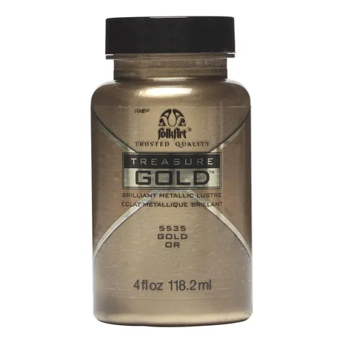 Plaid FolkArt Treasure Gold Metallic Acrylfarbe - 118ml