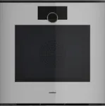 Gaggenau GO221130 Backofen 60cm Minimalistic Sterling, Türanschlag links - Eleganter 60 cm Backofen mit Vollglastür und automatischer Öffnung für einfachen Zugang. Ideal für präzise Garergebnisse dank Automatikprogrammen und feuerfestem Backstein für perfekte Backwaren.