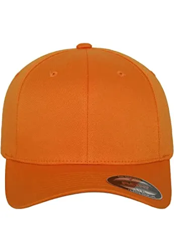 Flexfit Unisex Cap Wooly Combed, Unisex Baseballkappe, XXL, orange