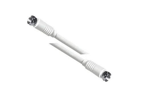 Skymaster F-Anschlusskabel 3,0m - Geringe Dämpfung für optimale Bildqualität - SAT-Kabel mit doppelter Abschirmung und minimaler Dämpfung für perfekte Bild- und Tonqualität. Ideal für störungsfreies Fernsehen ohne Interferenzen.