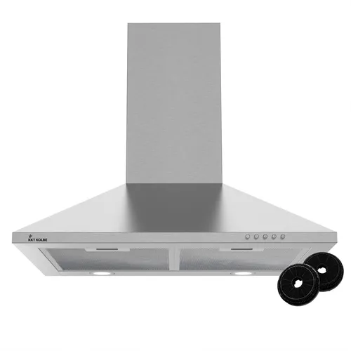 KKT KOLBE PLUS450 Wandhaube Dunstabzugshaube 60cm - Energieeffiziente Dunstabzugshaube in Edelstahl, 3 Stufen, mit LED-Beleuchtung und spülmaschinengeeignetem Fettfilter – perfekt für eine saubere Küche.