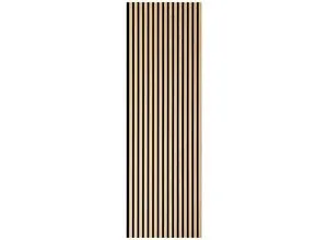 XXL Akustikpaneel Eiche hell Sonido Elements - Wand & Decke - Hochwertiges 56x244 cm Akustikpaneel mit Eichenfurnier für optimale Schallabsorption und einfache Montage ohne Bohren.