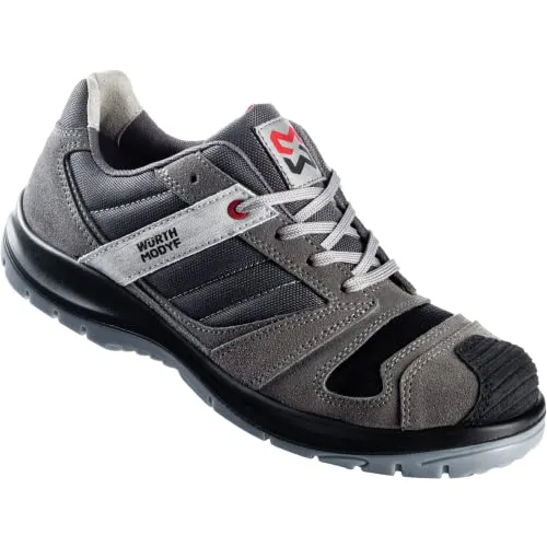 WÜRTH MODYF Sicherheitsschuhe S3 SRC Stretch X in grau - Arbeitsschuhe für Herren und Damen - metallfrei & wasserabweisend - in 47