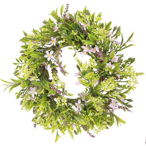 Blumenkranz Kunstlavendel Bachblüten Lila Dekokranz Ø33cm