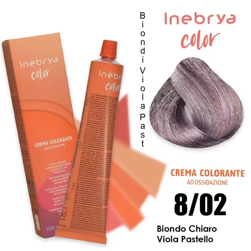 Haarfarbe 8/02 Inebrya Heller Naturblond Perlmutt 100ml