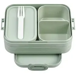 Mepal Bento Lunchbox Take a Break Midi - Nordic Sage - Praktische Brotdose für unterwegs, mit stilvollem Design und optimaler Größe für Snacks und kleine Mahlzeiten.