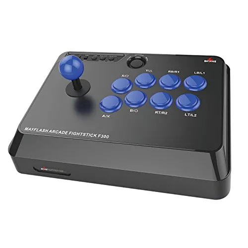 Mayflash F300 Arcade Fight Stick Joystick für Xbox Series X, PS4, PS3, Xbox One, Xbox 360, PC, Switch, NeoGeo Mini, NeoGeo Arcade Stick Pro