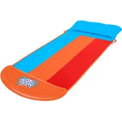 Bestway H2OGO! Tsunami Splash Ramp Dreifachrutsche 488 cm - Swimmingpools mit integrierter SplashBoost für optimale Bewässerung, 3 Rutschbahnen und Landebecken für ultimativen Rutschspaß im Garten.