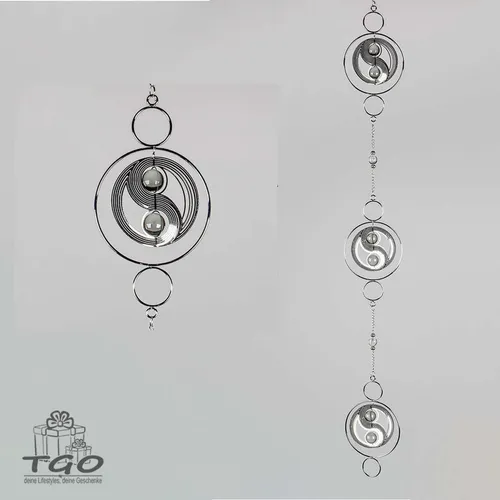 Formano Fensterdeko Yin - Yang aus Metall 115x13cm - Moderne Fensterdeko im Yin-Yang Design aus hochwertigem Metall. Ideal für alle Räume und Anlässe. Setzen Sie stilvolle Akzente in Ihrem Zuhause!