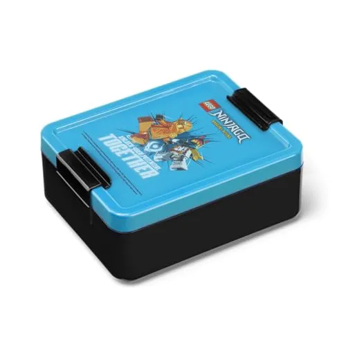 Brotdose LUNCH BOX NINJAGO, blau/ schwarz LEGO 40521736 (5711938246921)