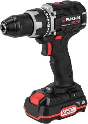 PARKSIDE PERFORMANCE Akkubohrschrauber - 20 V, 60 Nm Drehmoment, bürstenloser Motor für hohe Langlebigkeit und kraftvolles Bohren