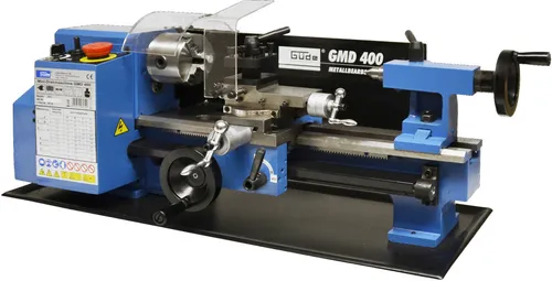 Güde GMD 400 Mini-Drehmaschine - Ideal für Modellbauer und Hobbybastler, einfache Bedienung für präzise Ergebnisse