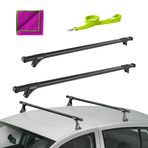 Dachträger für Opel Corsa 5 V E 3/5-Tür 2015-2019 - Dachträger & Querstangen, robuster Stahl mit schneller Montage und bis zu 75 kg Traglast – ideal für Reisen mit dem Opel Corsa.