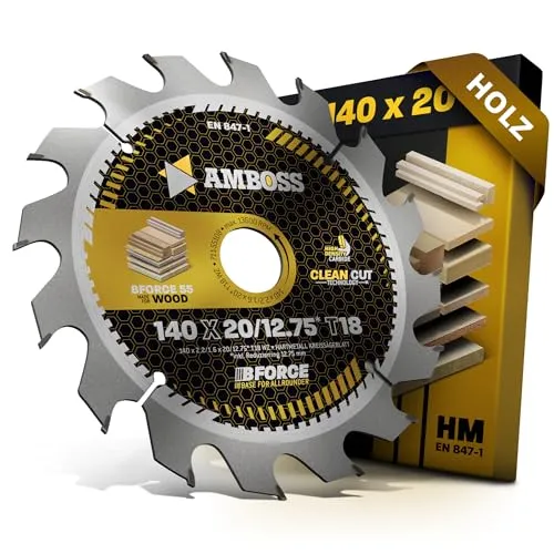 Amboss Kreissägeblatt HM 170 x 2.2/1.6 x 30 Z48 WZ - Kreissägeblätter für präzise Holzarbeiten, ausgestattet mit Clean Cut Technology für extra scharfe und saubere Schnitte. Ideal für Hand- und Tischkreissägen, bietet Qualität zum attraktiven Preis.