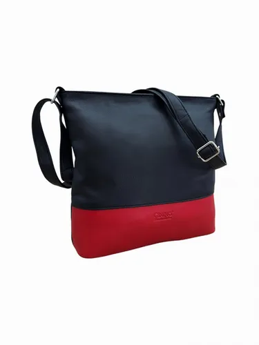 Cinino Handtasche C6014, Umhängetasche Ledertasche