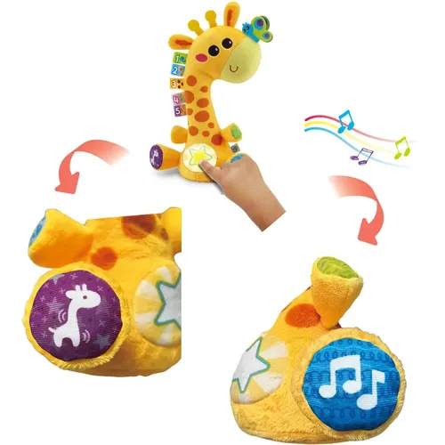 Tanz-mit-mir-Giraffe - Sonstiges Spielzeug, interaktive Spielzeuggiraffe fördert Bewegung und Rhythmusgefühl bei Kindern.