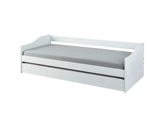 Funktionsbett Leonie – Vielseitiges Kinderbett mit Stauraum - Hochwertiges Funktionsbett Leonie mit ausziehbarem Gästebett für zusätzlichen Stauraum. Ideal für Kinderzimmer, bietet natürlichen Holzcharakter und praktische Lösungen.